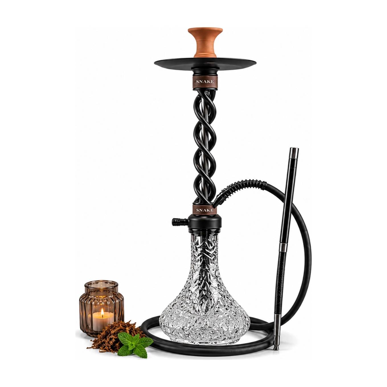 Qəlyan SNAKE G20 (steel with glass)