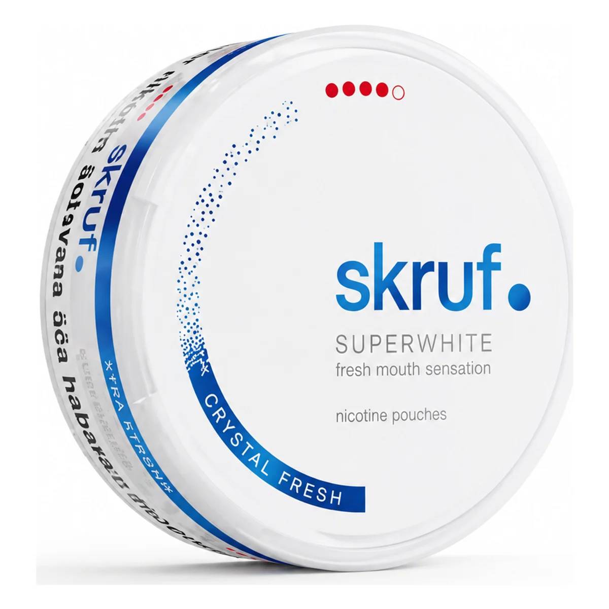 Skruf Superwhite Crystal Fresh Xtra Strong